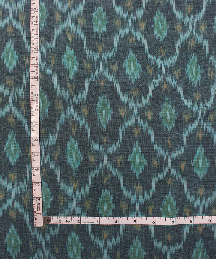 Handloom multicolor pochampally ikat cotton fabric