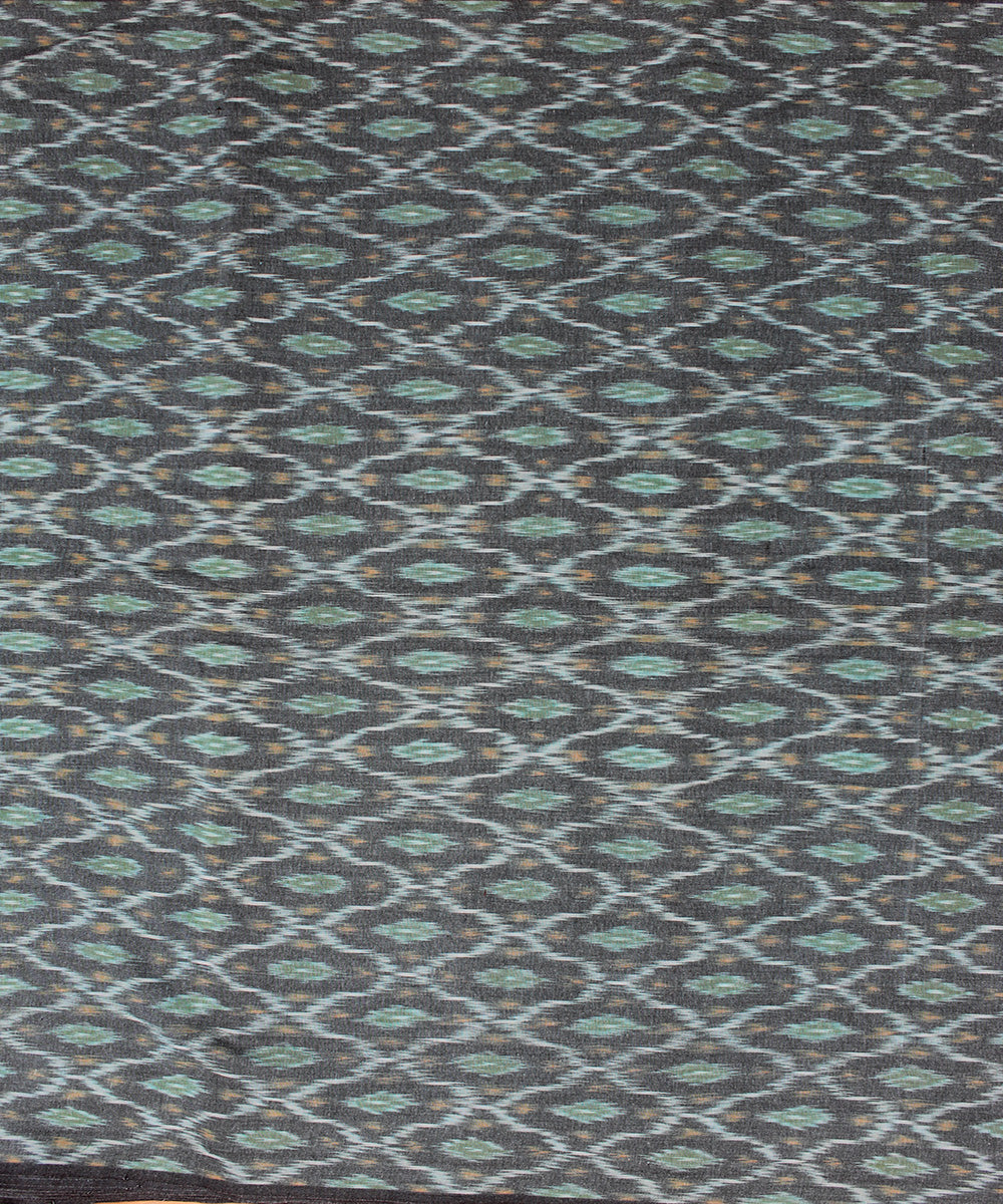 Handloom multicolor pochampally ikat cotton fabric