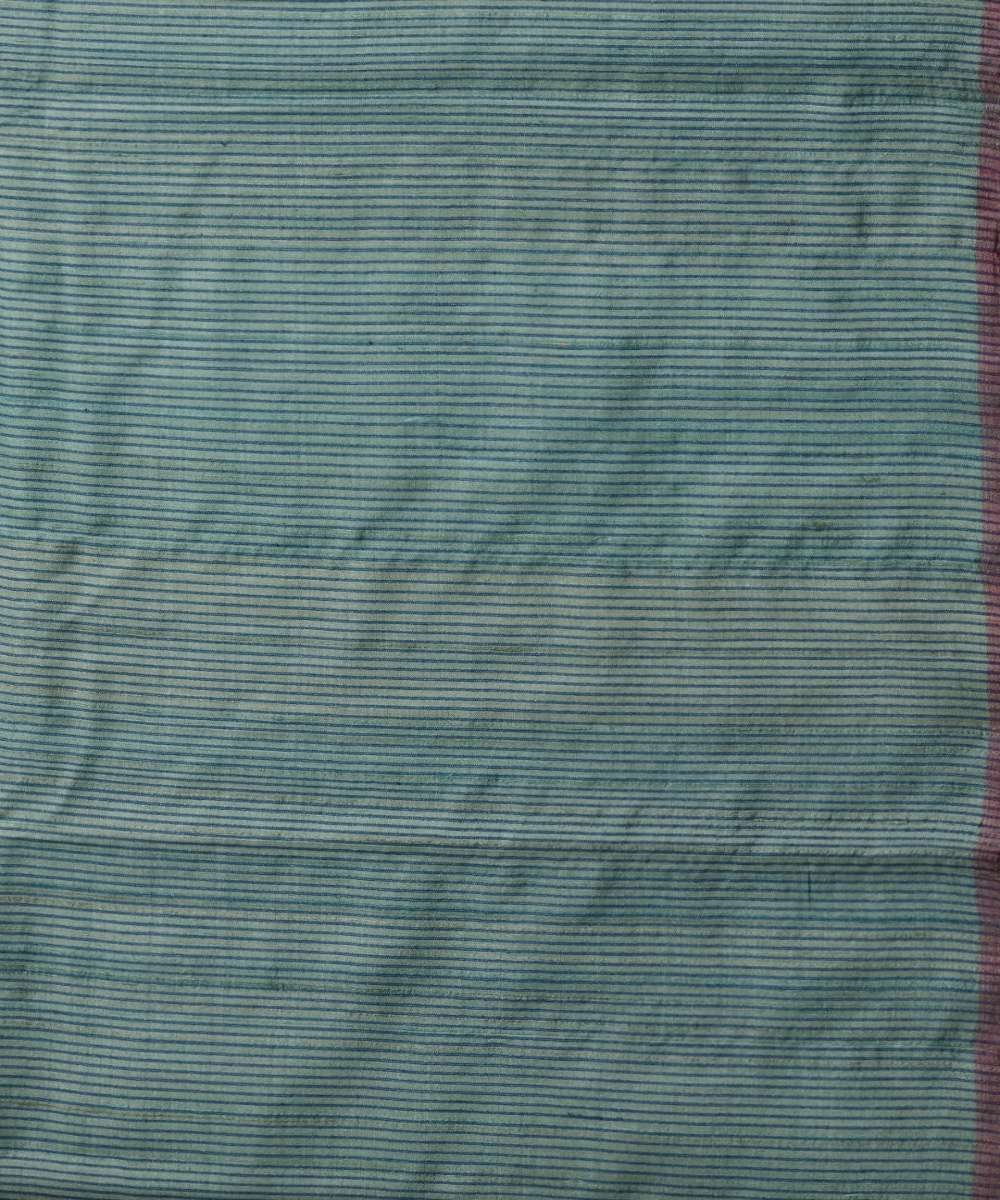 Sienna brown tussar silk handwoven chhattisgarh kosa saree