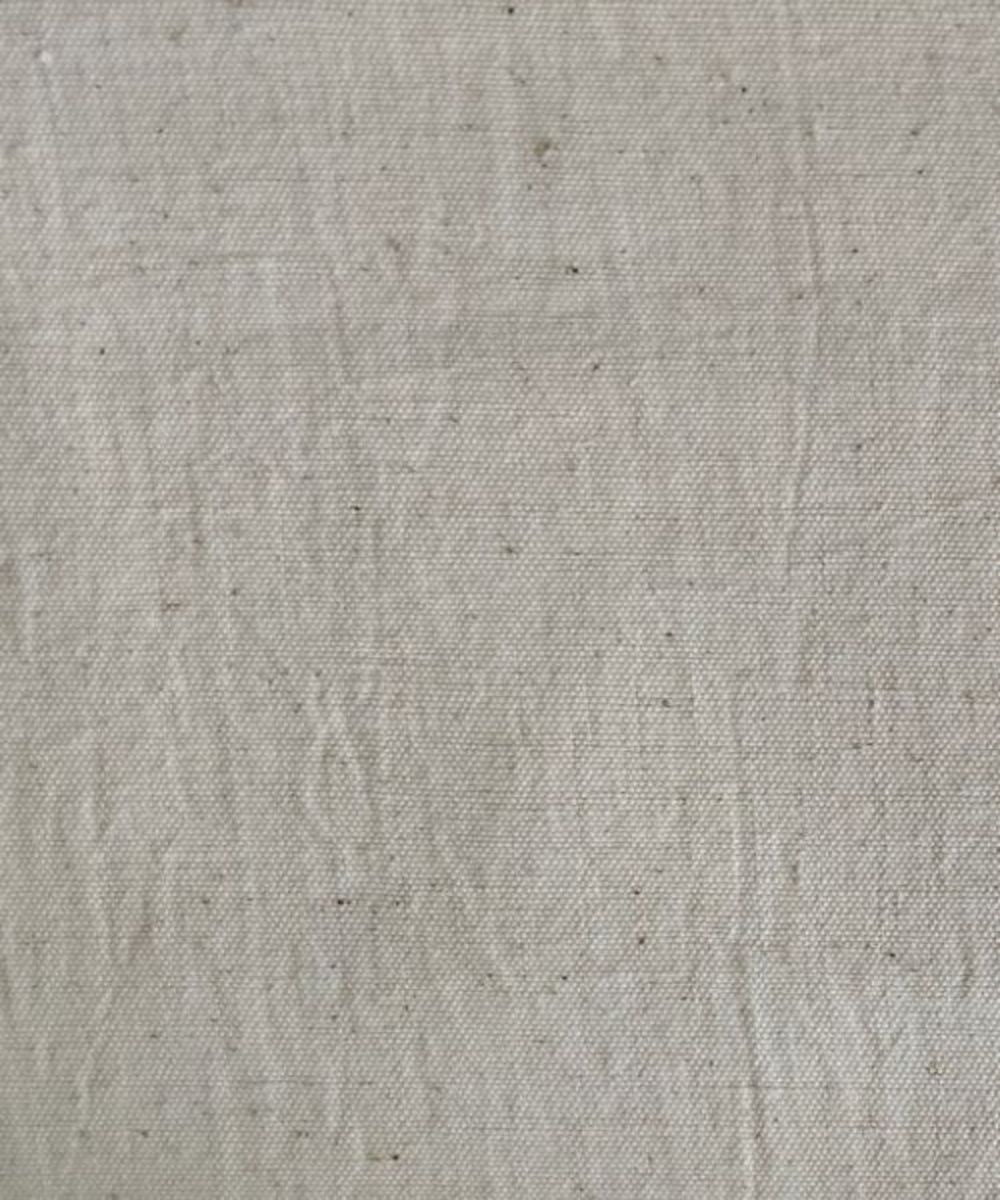 Beige handwoven kala cotton fabric