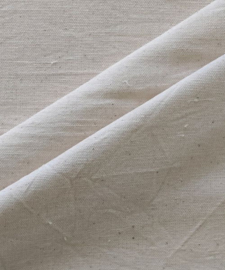 Offwhite kala cotton handwoven fabric
