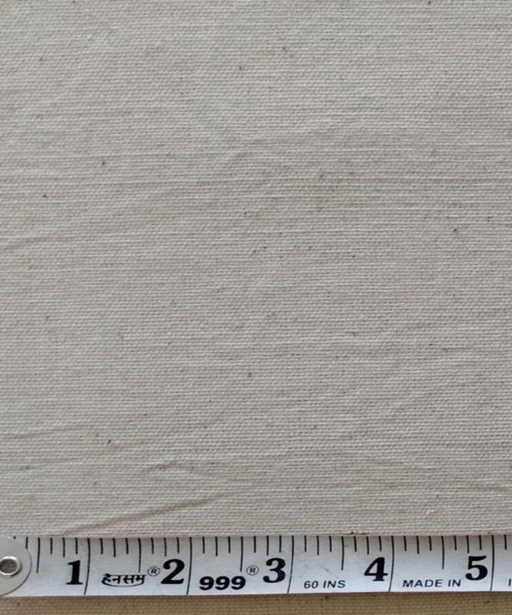 Offwhite kala cotton handwoven fabric
