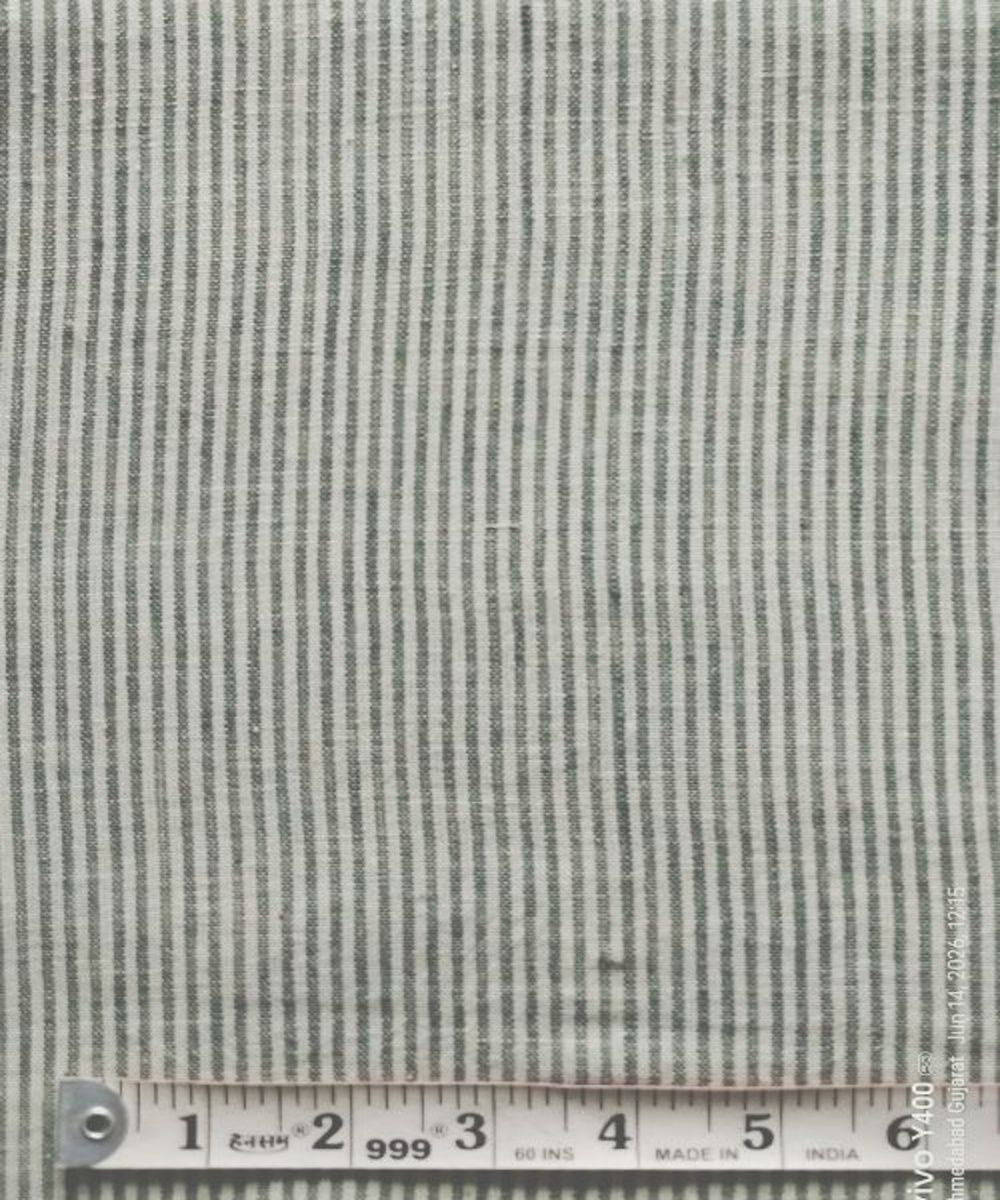 Green kala cotton handwoven fabric