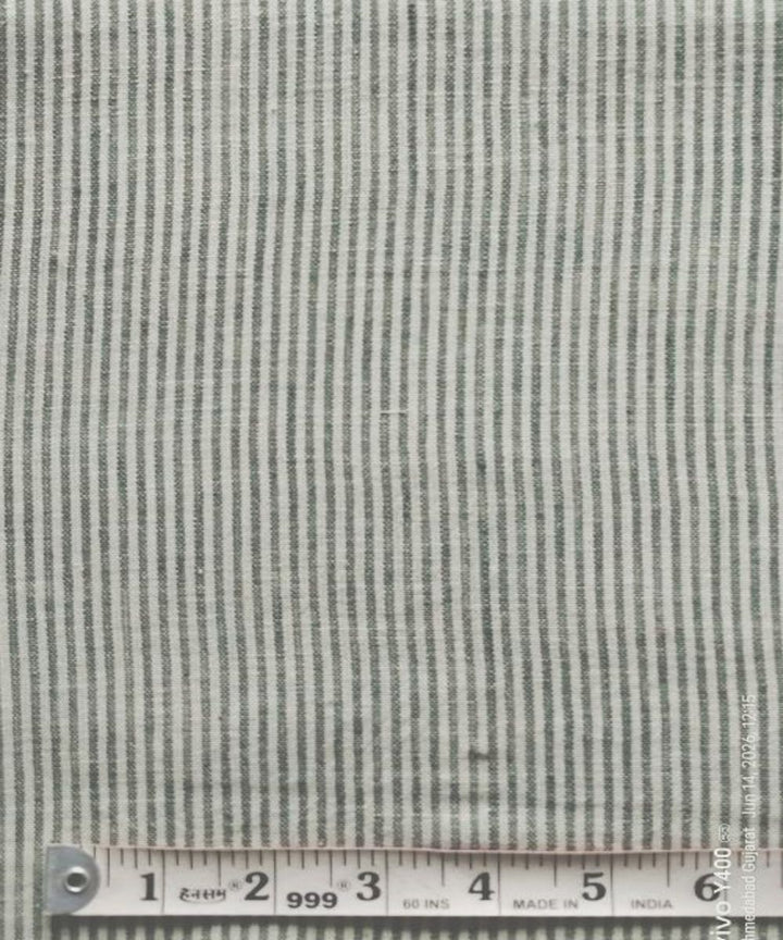 Green kala cotton handwoven fabric