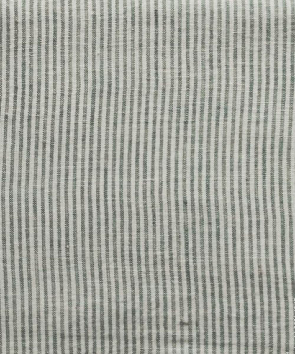 Green kala cotton handwoven fabric