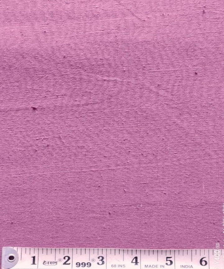 Mauve plain kala cotton handwoven fabric