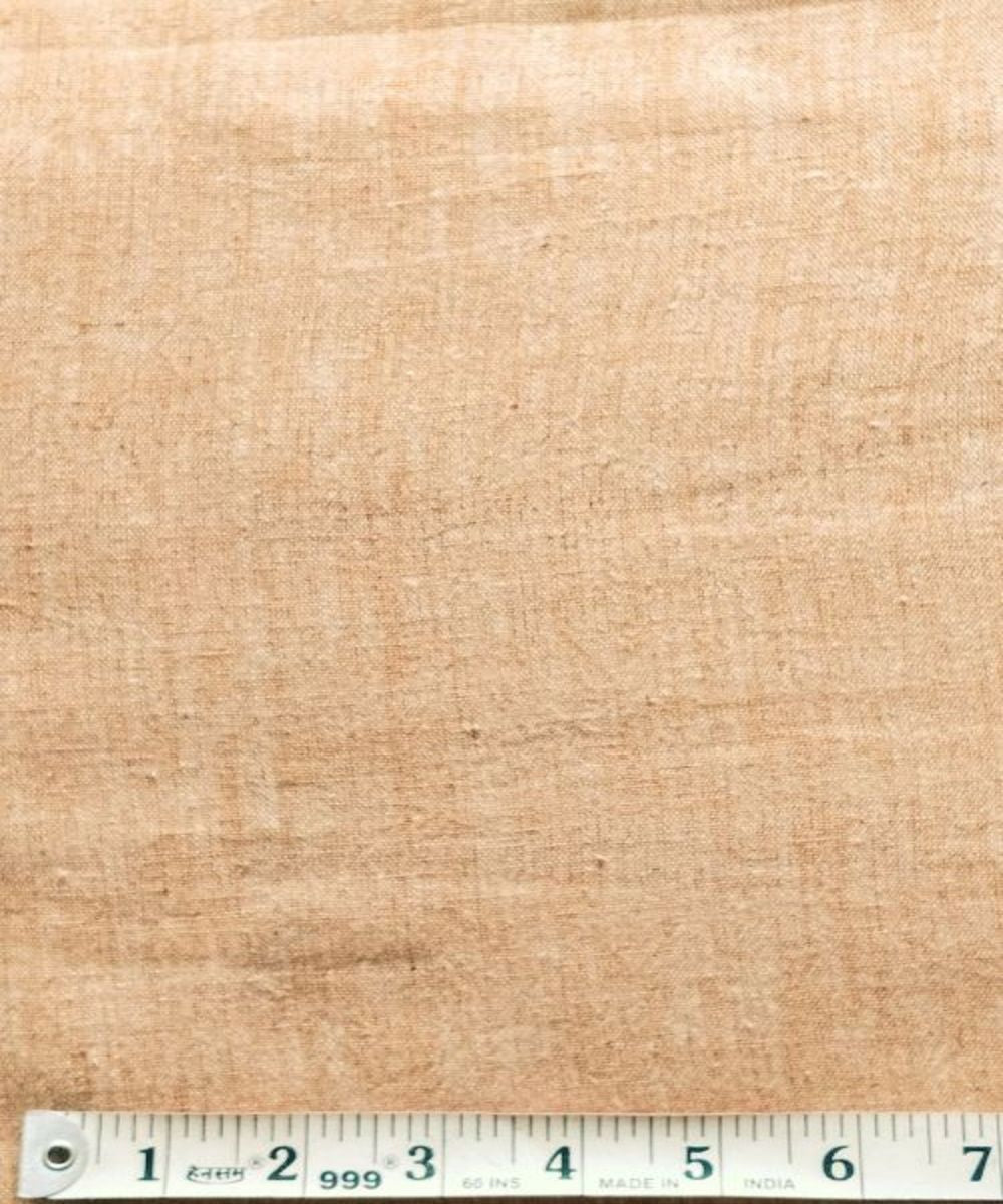 Yellow yarn dyed kala cotton handwoven fabric