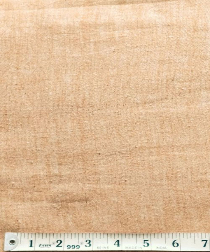 Yellow yarn dyed kala cotton handwoven fabric