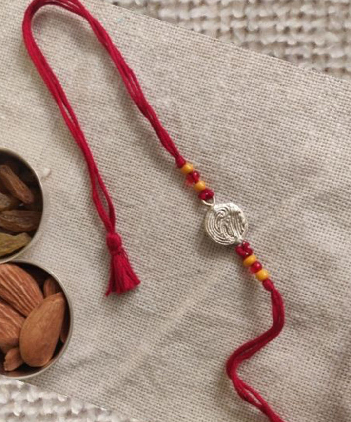 Red thread hand made rakhi