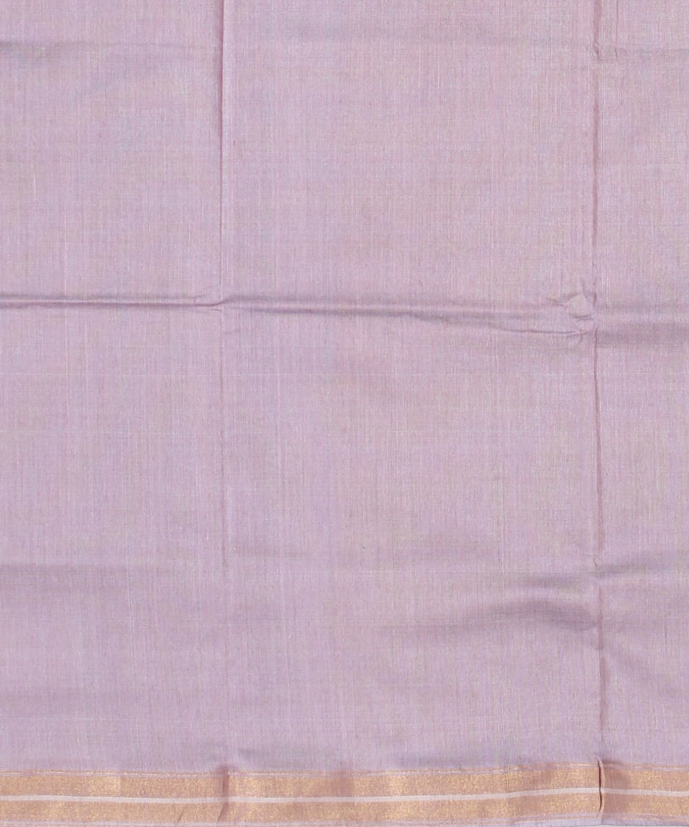 Lavender tussar silk handwoven chhattisgarh saree