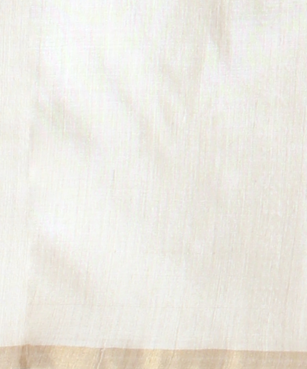 Beige tussar silk handloom chhattisgarh saree