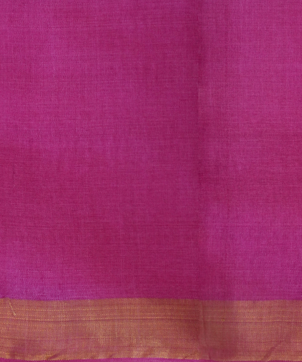 Mauve tussar silk chhattisgarh handloom saree