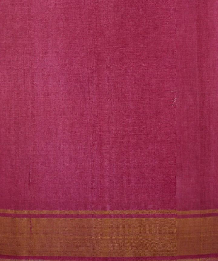 Pink chhattisgarh tussar silk handloom saree