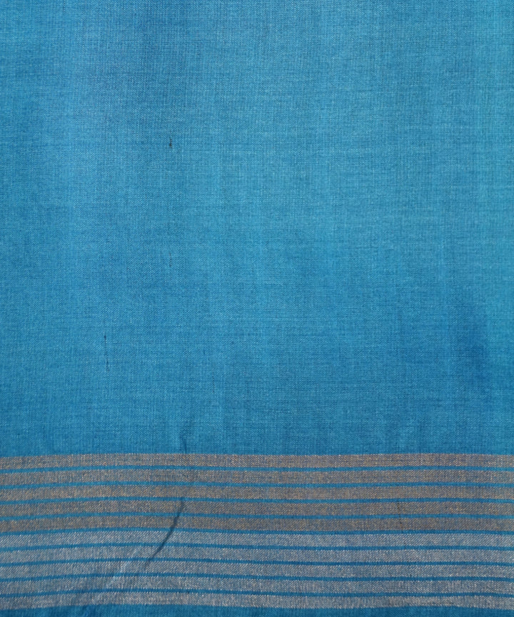 Sky blue tussar silk chhattisgarh handloom saree