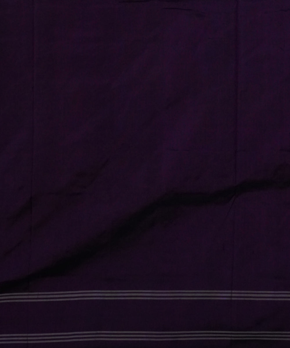 Dark green handloom pochampally ikat silk saree