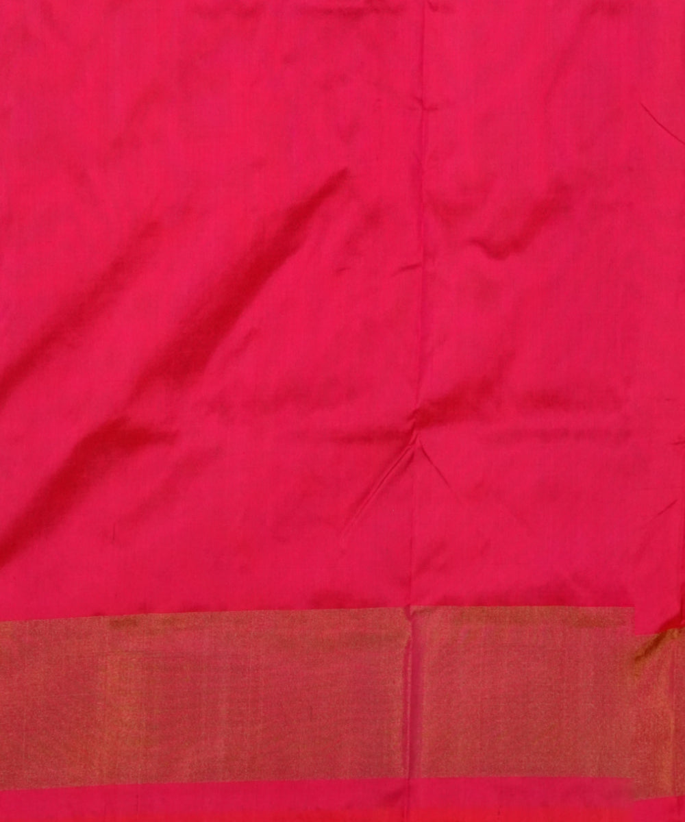 Red handloom pochampally silk ikat saree