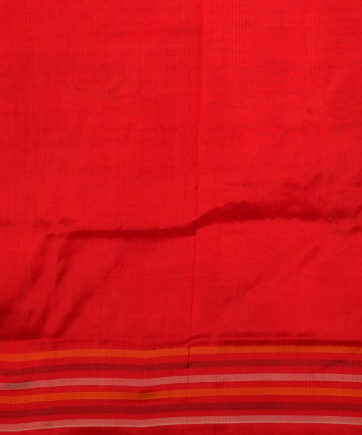 White red yellow green handloom pochampally ikat silk saree