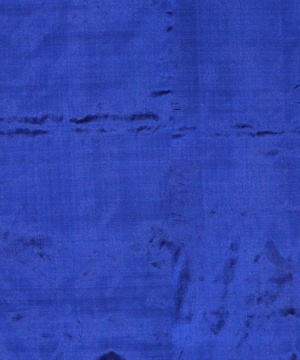 Multicolor blue silk handloom pochampalli ikkat saree