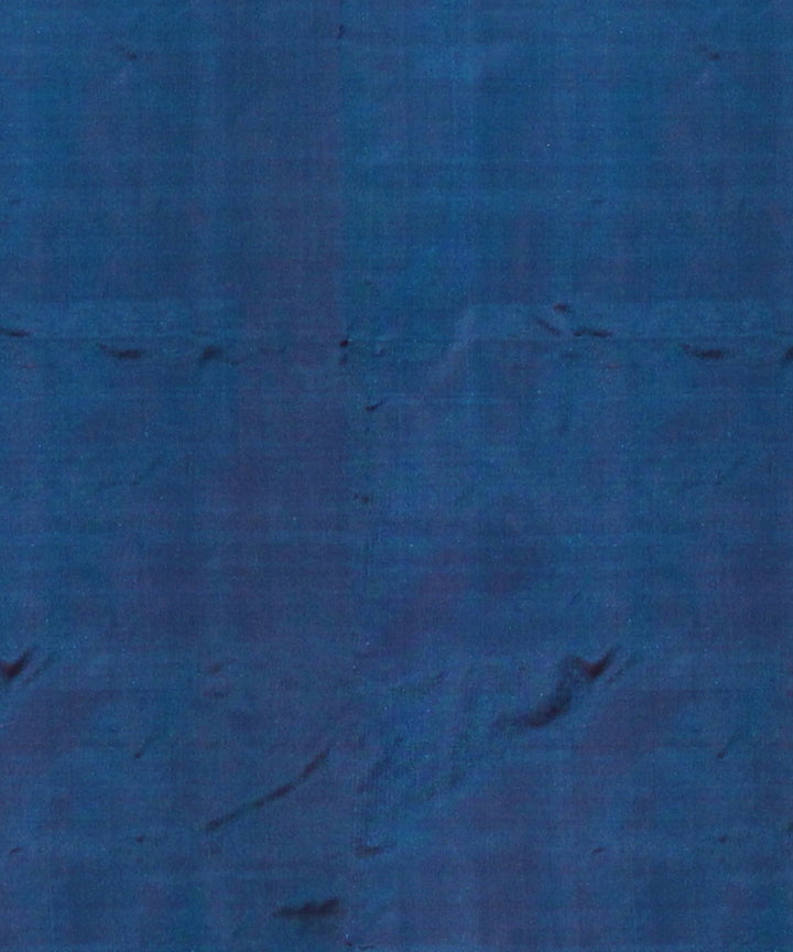 Cyan blue white silk handloom pochampalli ikkat saree