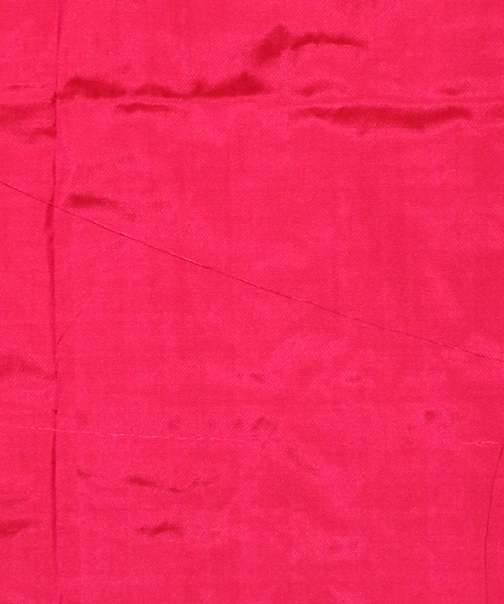 Multicolor pink silk handloom pochampalli ikkat saree