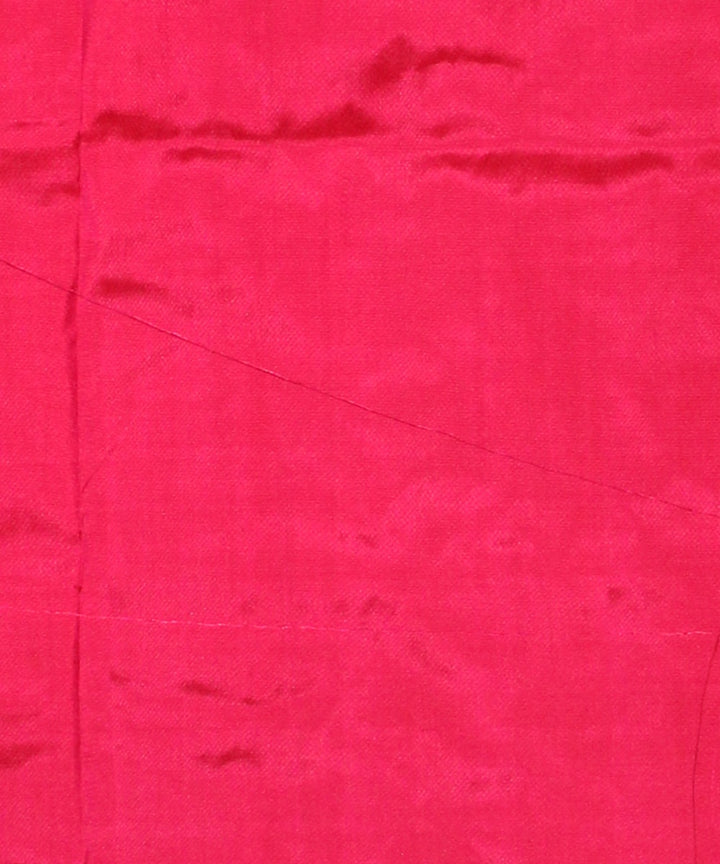 Multicolor pink silk handloom pochampalli ikkat saree