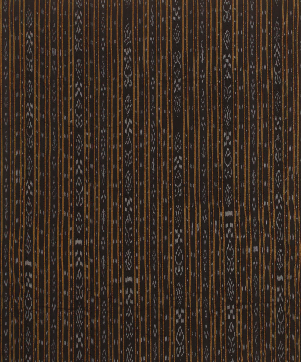 Black grey cotton handloom sambalpuri dress material