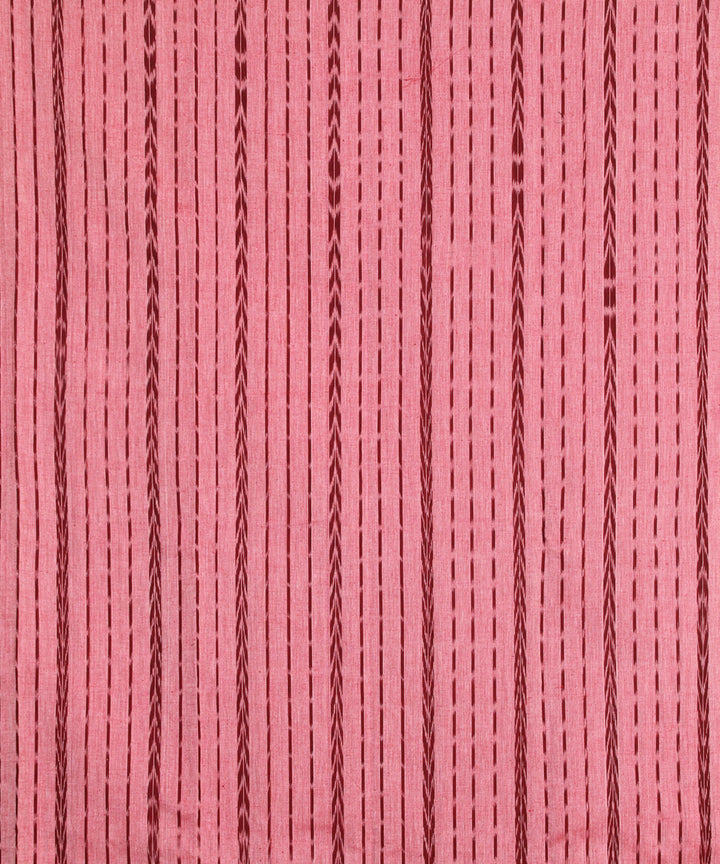 Pink black patch work dupatta cotton sambalpuri dress material