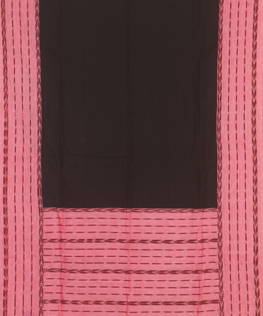 Pink black patch work dupatta cotton sambalpuri dress material