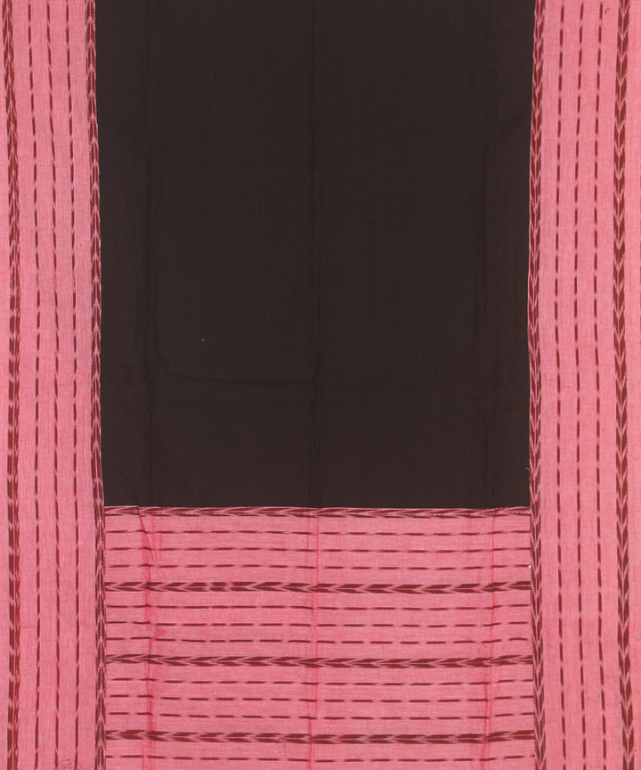 Pink black patch work dupatta cotton sambalpuri dress material
