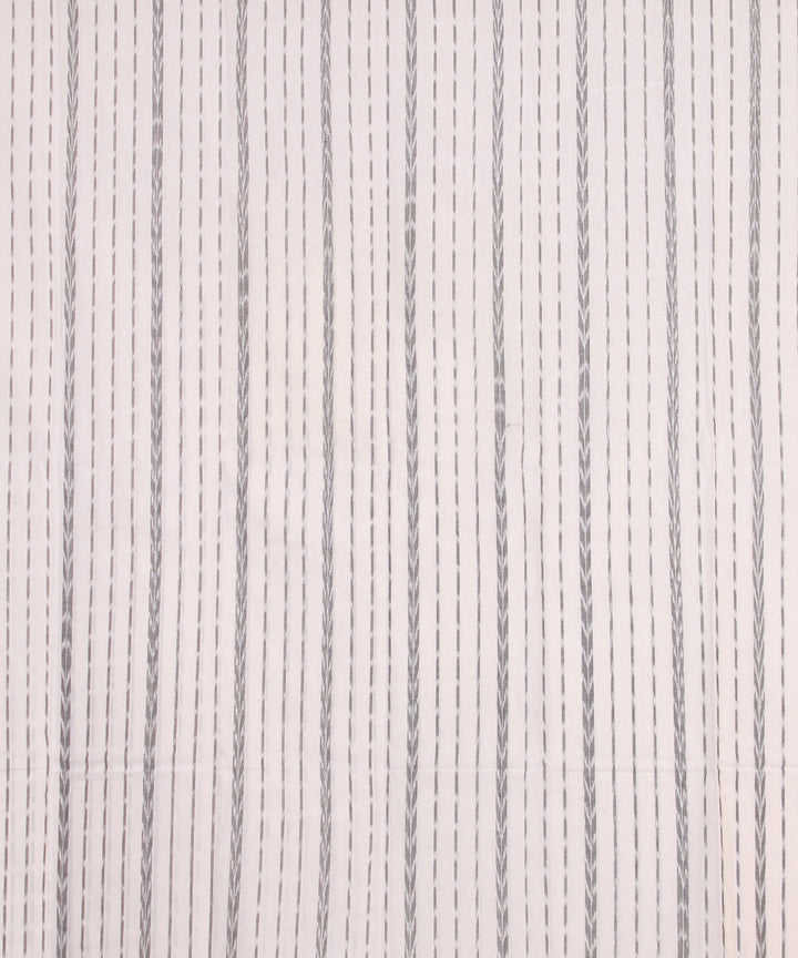 Off white black patch work dupatta cotton sambalpuri dress material