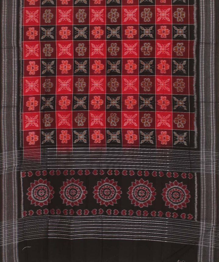 Multicolor handwoven cotton sambalpuri dupatta