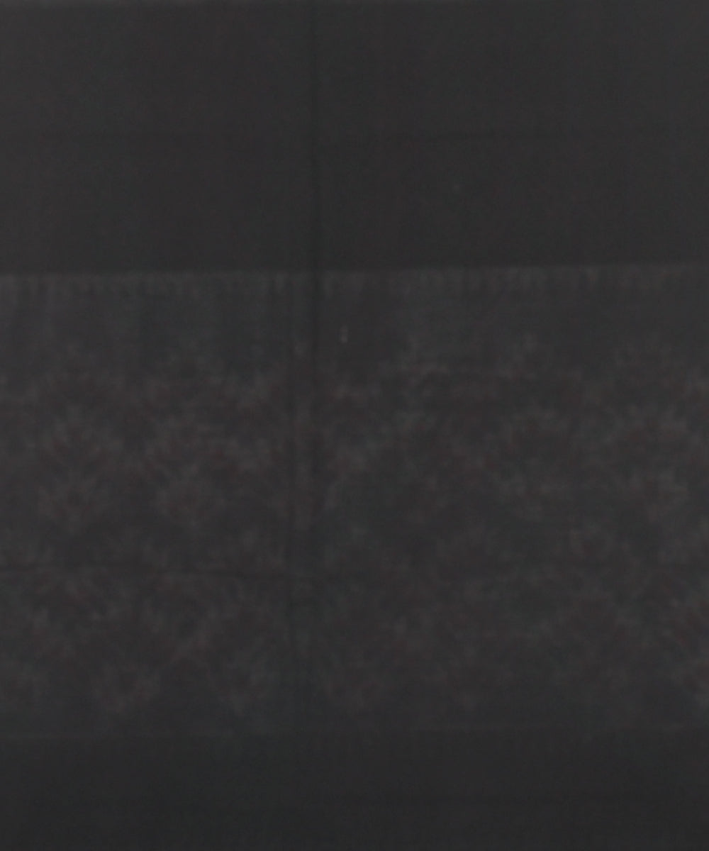Grey black cotton handloom sambalpuri saree