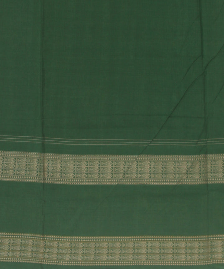 Black green cotton handloom sambalpuri saree