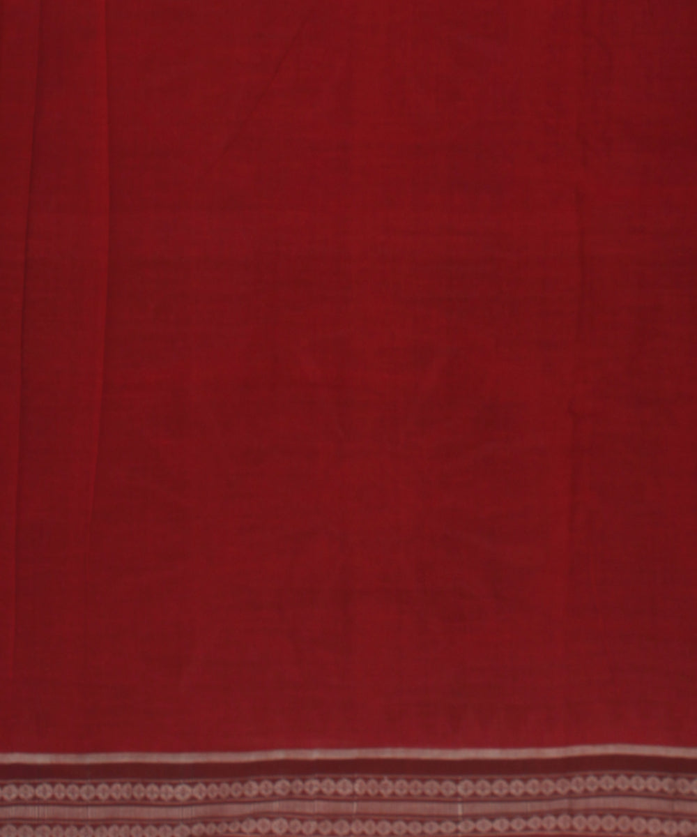 Black blue maroon cotton handloom sambalpuri saree