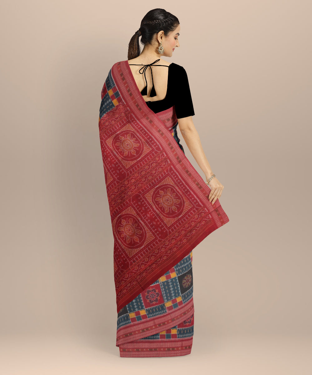 Multicolor utkalalaxmi cotton handloom sambalpuri saree