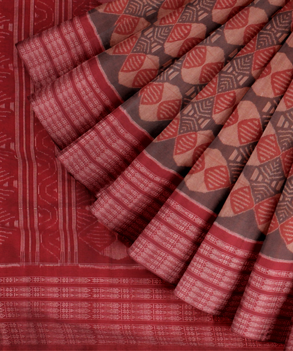 Multicolor cotton handloom sambalpuri saree