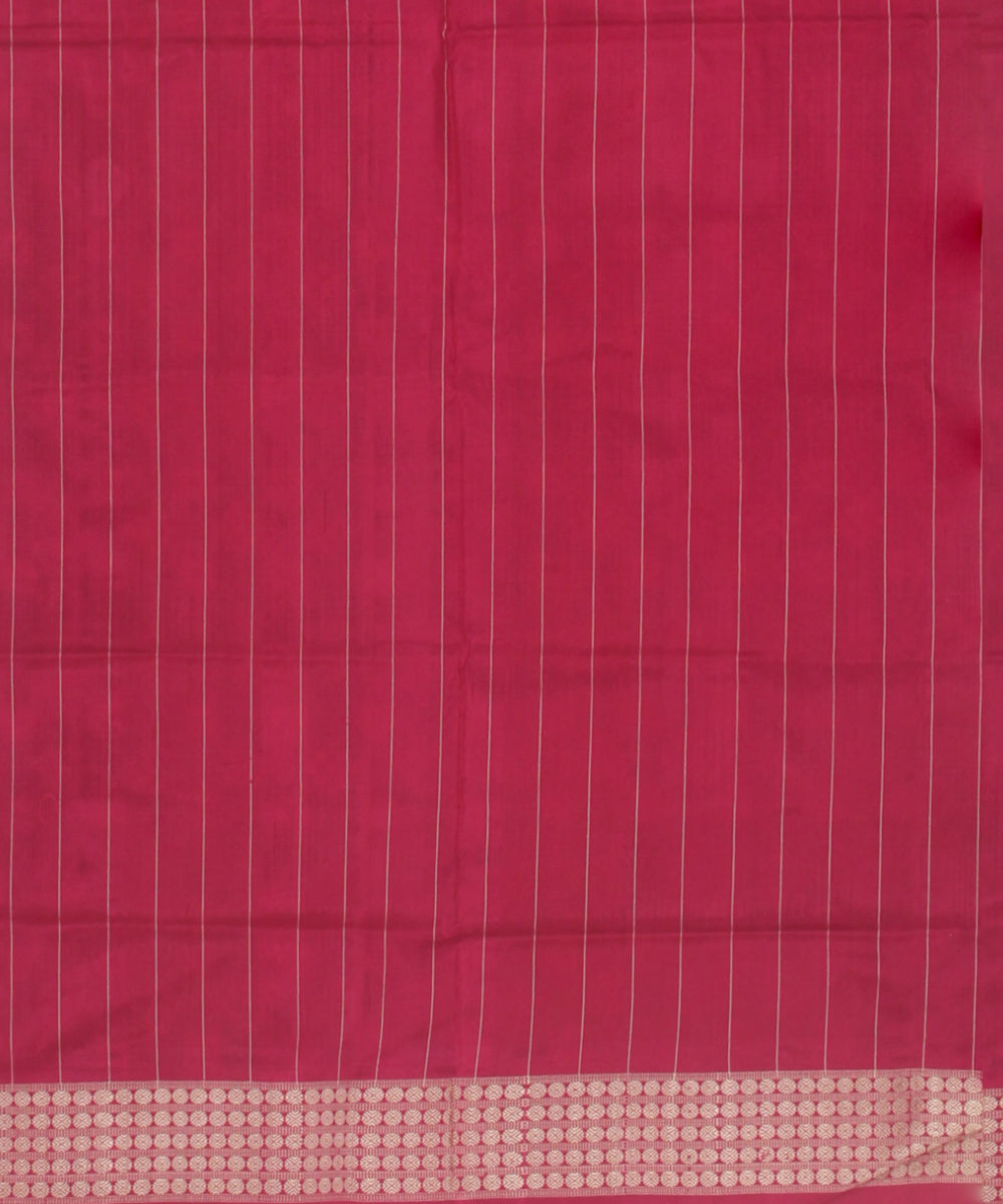 Brown pink silk handloom sambalpuri saree