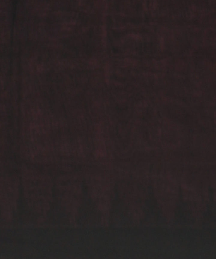 Pink black handloom cotton sambalpuri saree