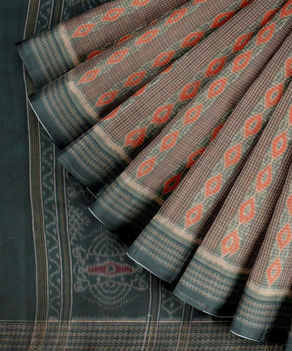 Multicolor cotton handloom sambalpuri saree