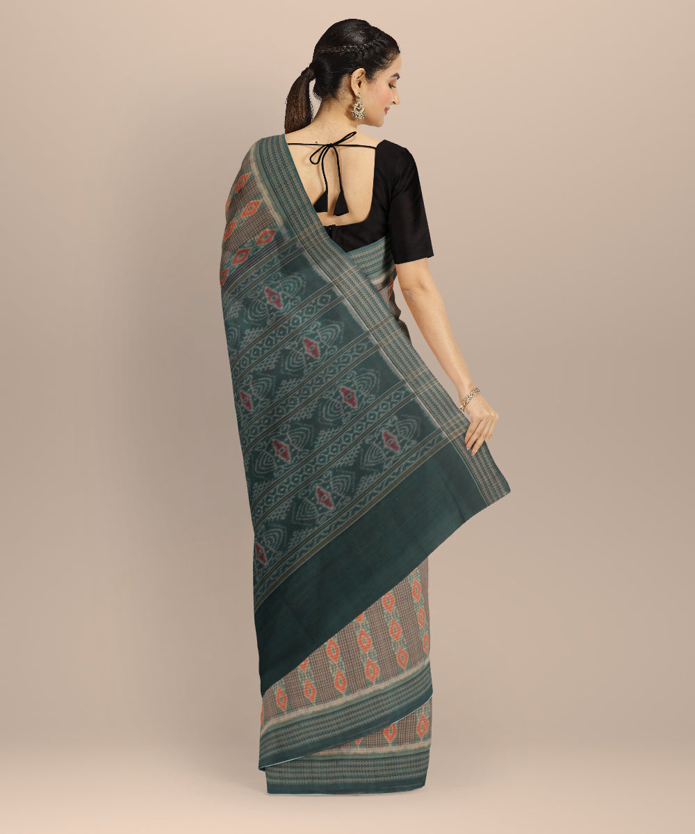 Multicolor cotton handloom sambalpuri saree