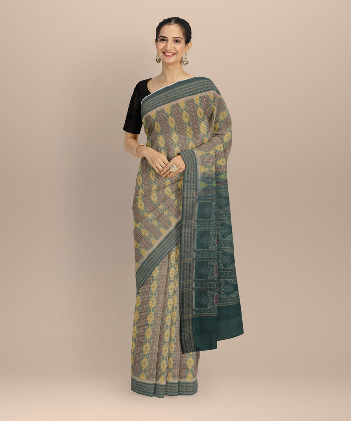 Multicolor handloom cotton sambalpuri saree