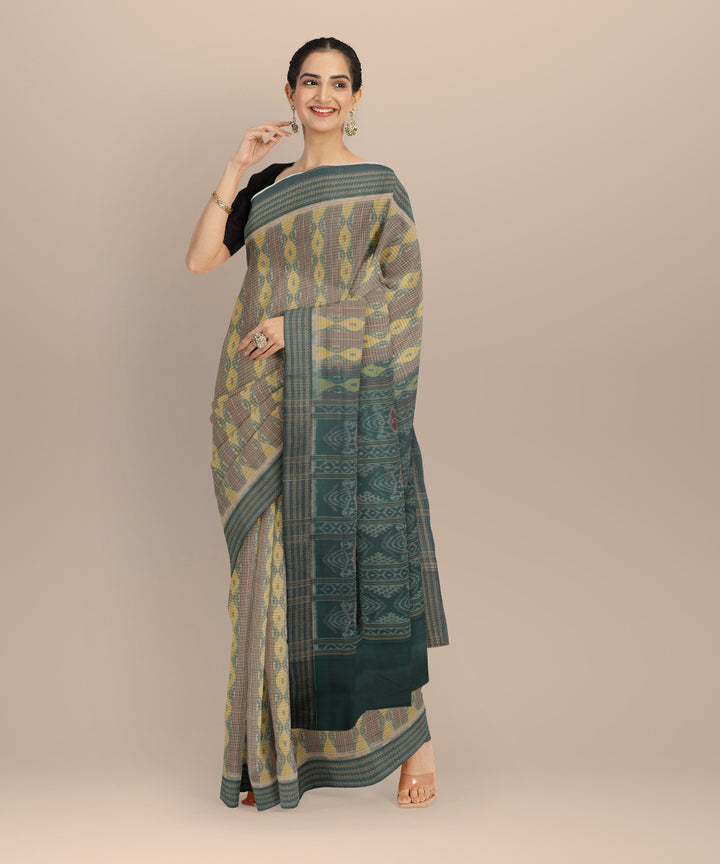 Multicolor handloom cotton sambalpuri saree