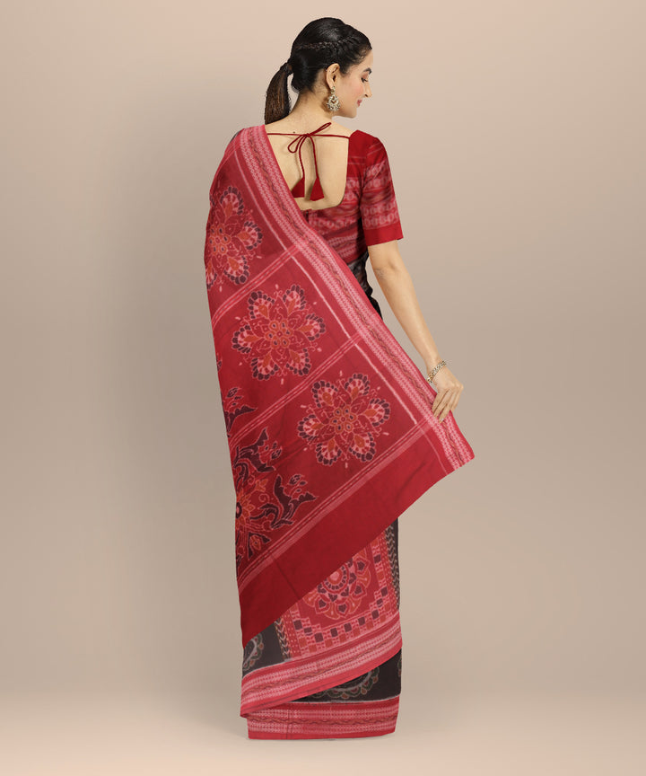 Multicolor cotton handwoven sambalpuri saree
