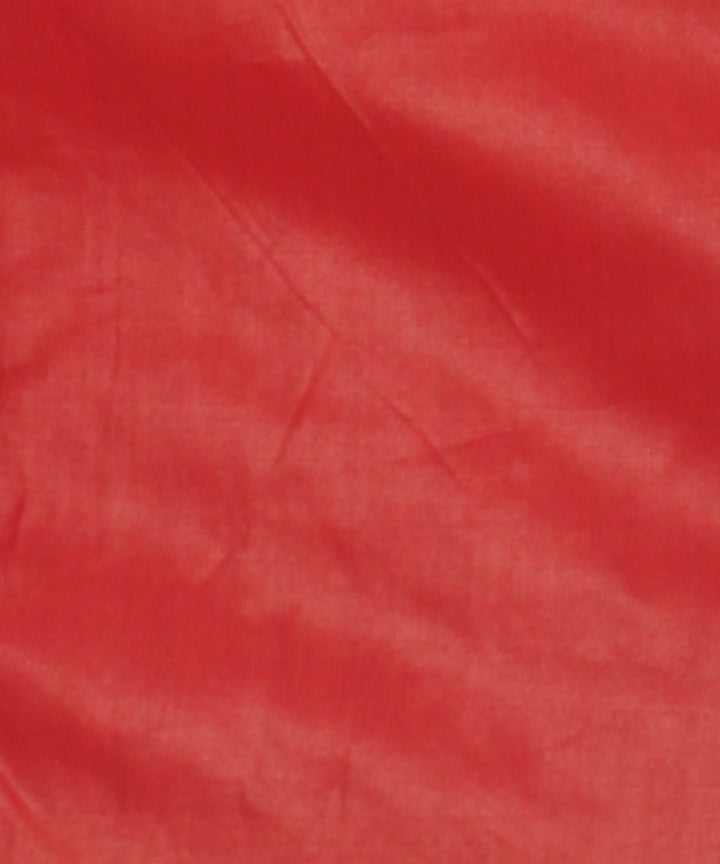 Beige red tussar silk handwoven gopalpur saree