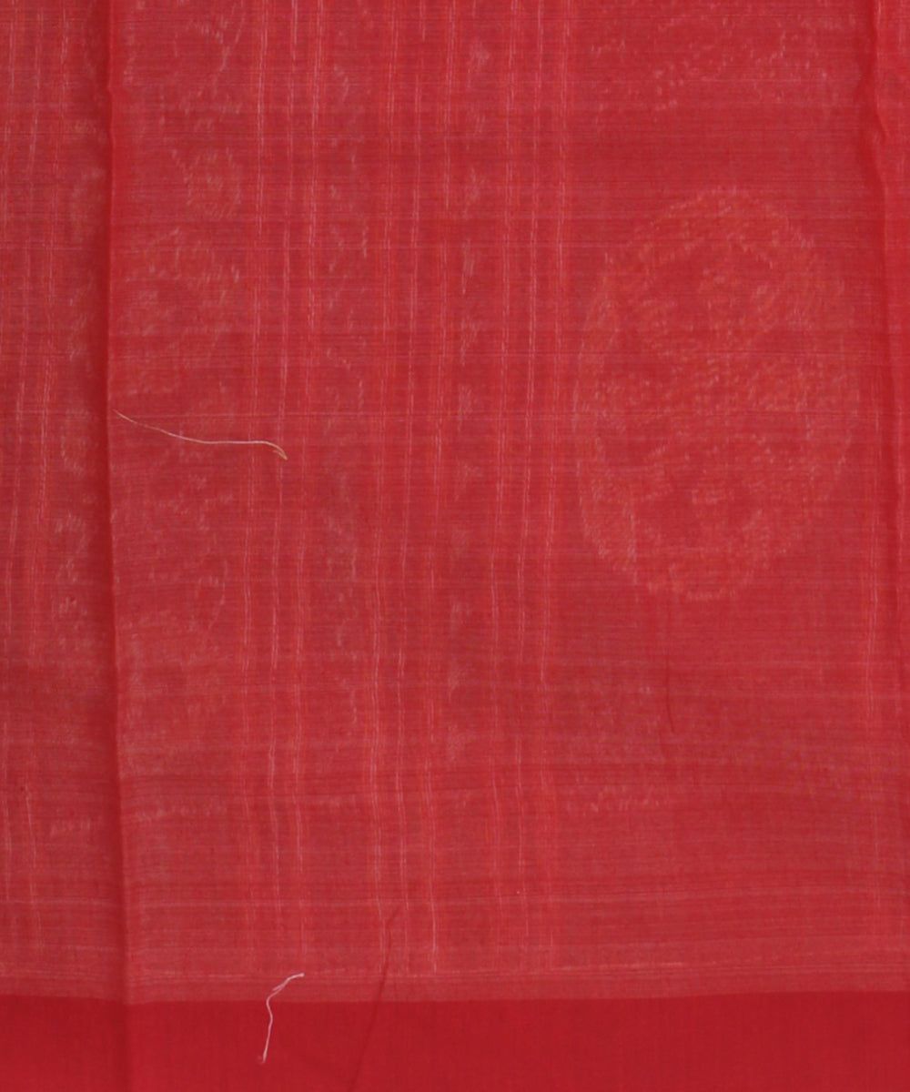 Beige maroon tussar silk handloom gopalpur saree