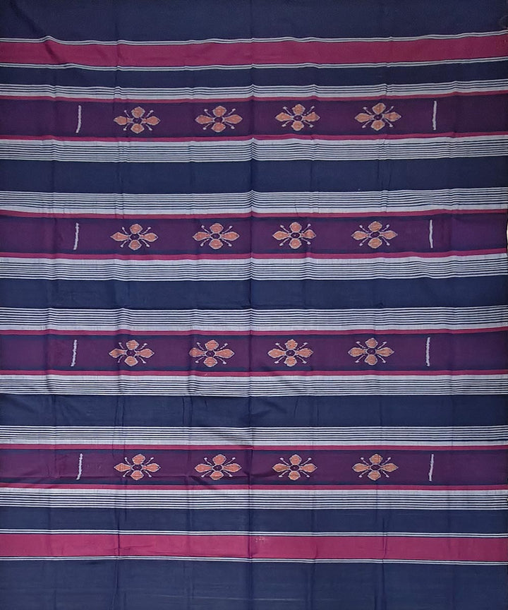 Multicolor handwoven sambalpuri cotton bedsheet