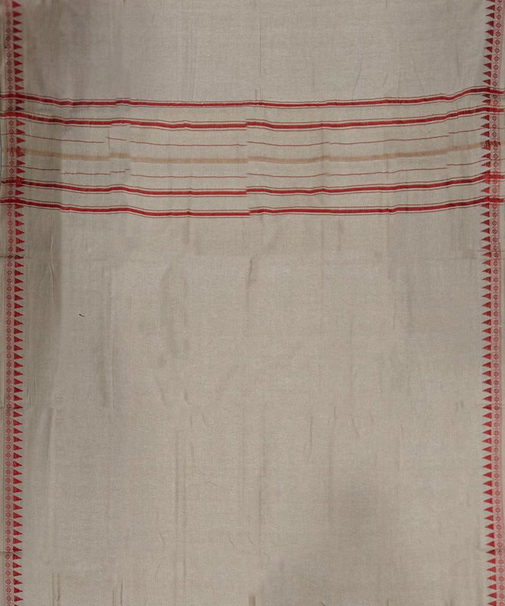 Beigebeige handwoven cotton sambalpuri dhoti