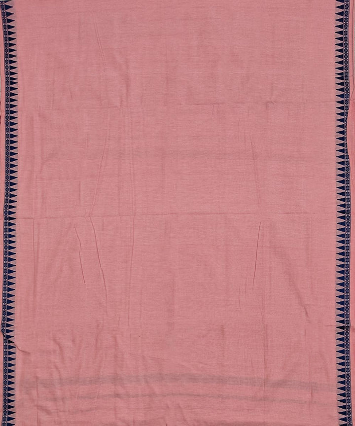 Pink blue handloom cotton sambalpuridhoti