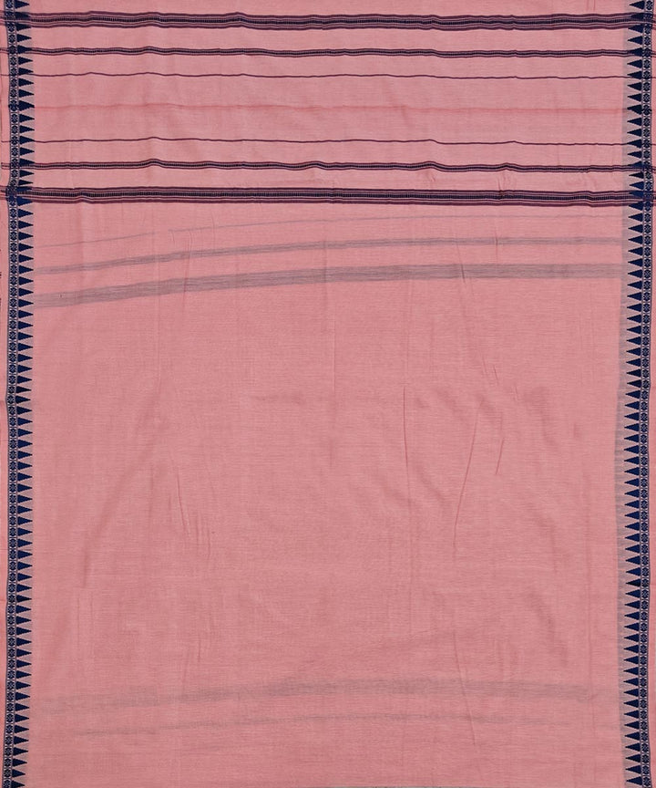 Pink blue handloom cotton sambalpuridhoti