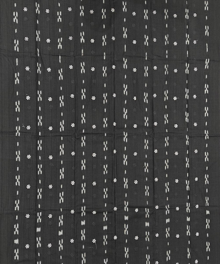 Black pink handwoven nuapatna cotton dress material